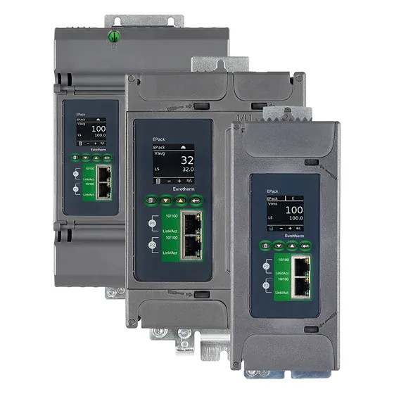 Eurotherm Thyristorsteller EPack ein-, zwei- und dreiphasig